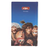 دفترچه یادداشت 100 برگ کلیپس طرح کرودز جلد سخت Clips 100 Sheets Croods Design Hard Cover Notebook