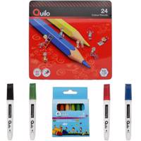 ست لوازم تحریر کوییلو کد 276 مجموعه 6 عددی Quilo 276 Stationery Set 6 pcs