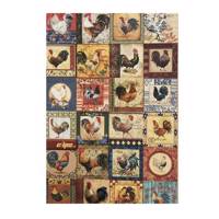 دفتر مشق کلیپس طرح خروس Clips Rooster Design Homework Notebook