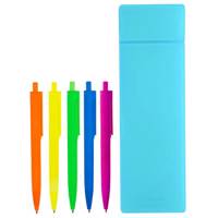 ست خودکار و جامدادی لاتن مدل Nebi Blue Laton Nebi Blue Pen and Notebook Set