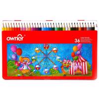 مداد رنگی 36 رنگ اونر طرح دلقک مدل 141736 Owne Clown Designr Model 141736 36 Color Pencil